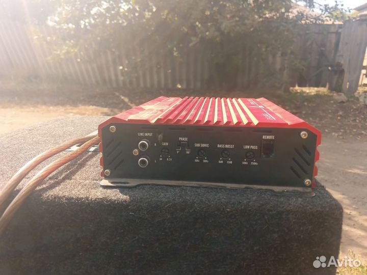 Продам сабвуфер и усилитель