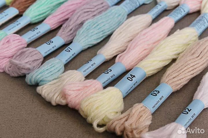 Нитки для вышивания Gamma декоративные 