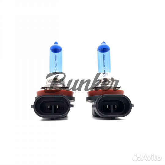 Галогеновые лампы SVS white 5000k H8