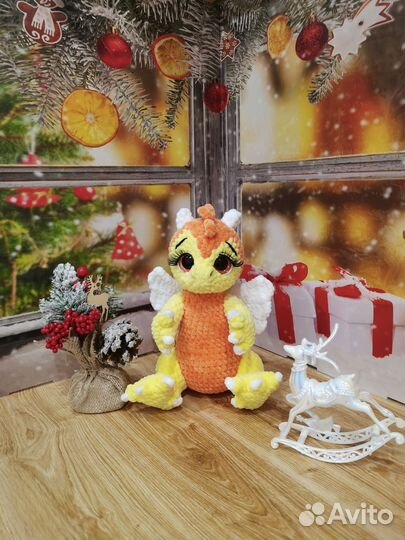 Игрушки ручной работы Дракончик