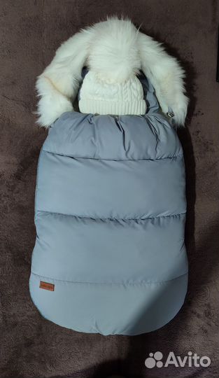 Зимний конверт -комбез на выписку