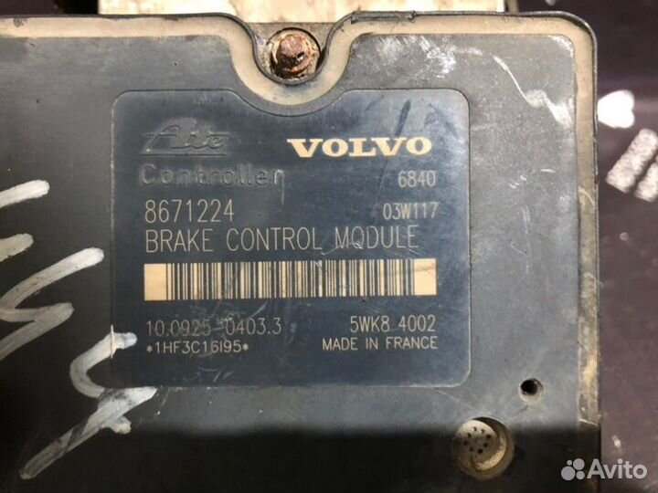 Блок ABS Volvo S60 2.5L B5254T2 2003