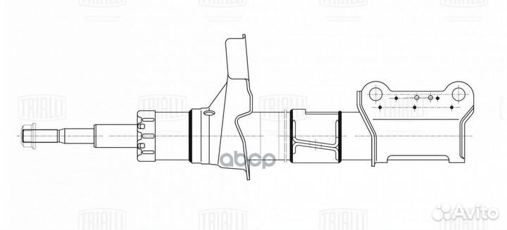 Амортизатор Volvo XC90 02- передний стойка в с