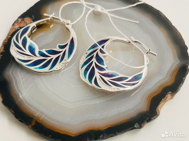 Серебряные серьги