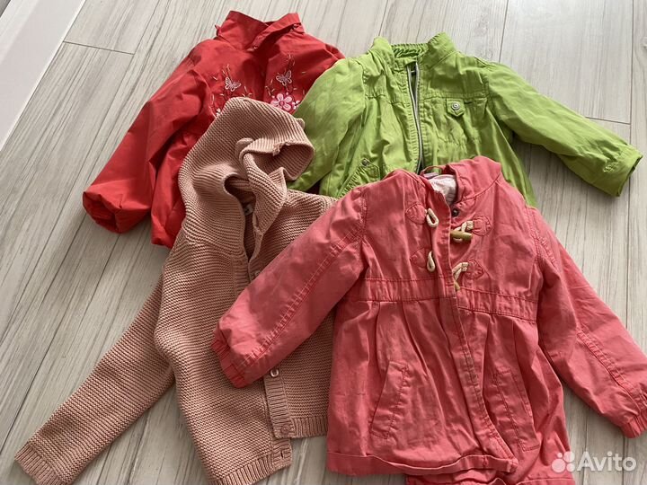 Вещи пакетом на девочку 80-86