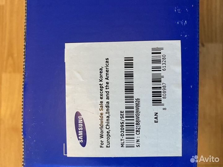 Картридж Samsung MLT-D209S