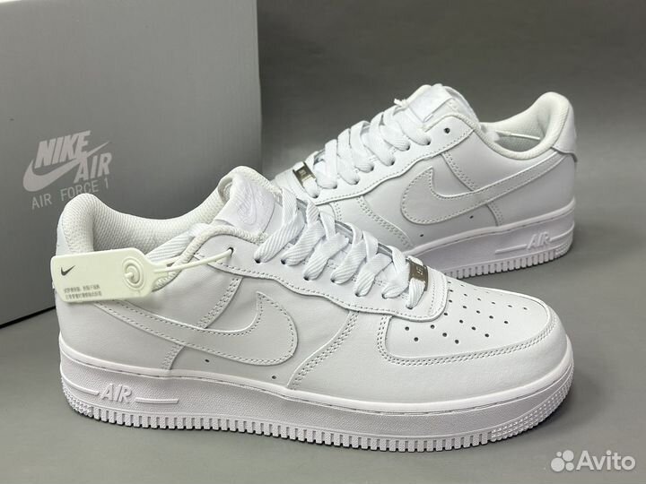 Кроссовки Nike air force 1 белые