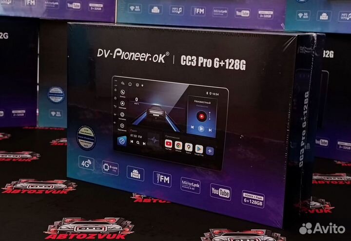 Магнитолы Андроид 6x128, 8 ядер, SIM, 9