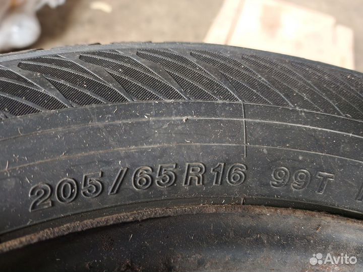 Колеса в сборе r16 зимние шип