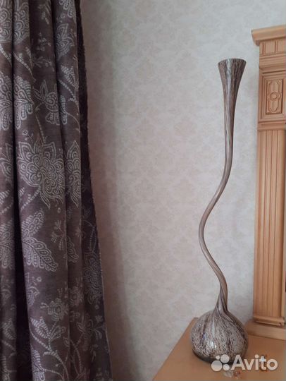 Ваза тоехцветная дизайнерская напольная 80см