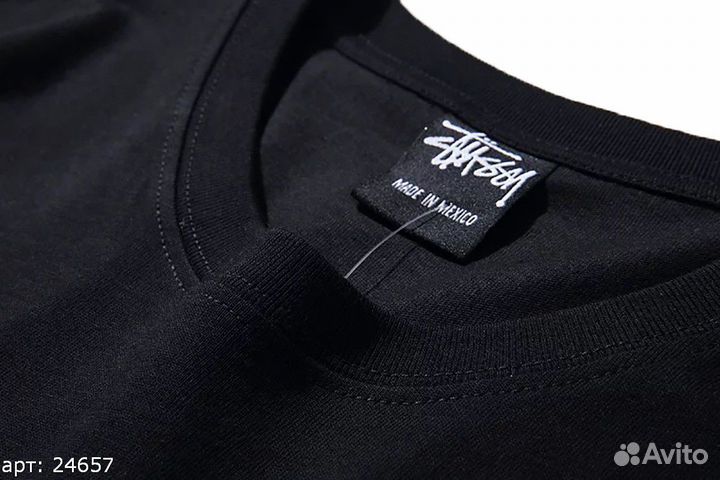 Футболка Stussy nice black Чёрная