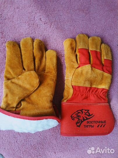 Спецодеждв перчатки спилковые 