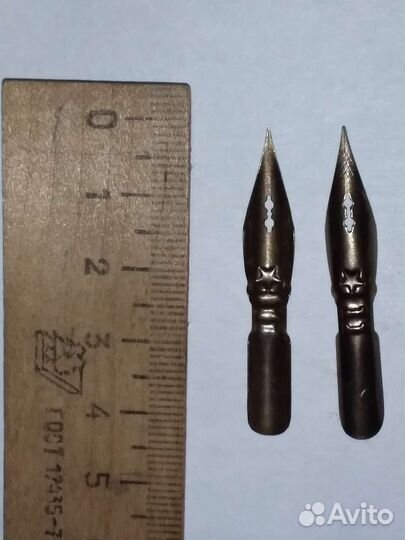 Перья для каллиграфии письма чернилами произв СССР