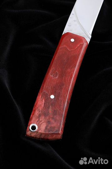 Нож №40 D2 цельнометаллический рукоять карельская