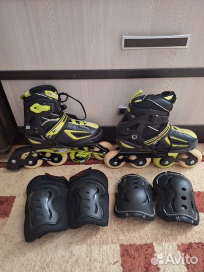 Ролики детские 31-36 размер раздвижные