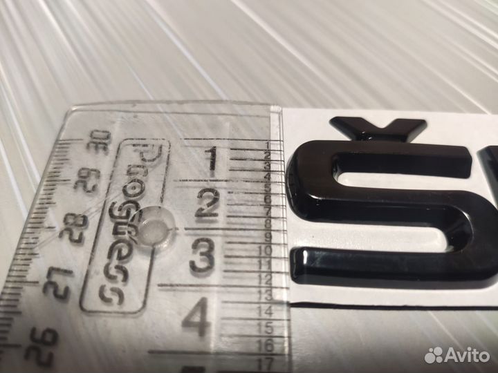 Надпись Шкода большая Skoda антихром черный