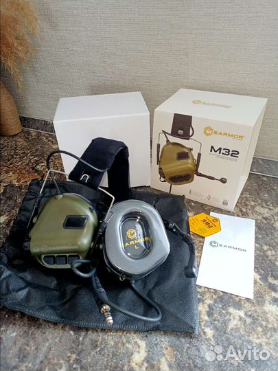 Активные наушники Earmor M32 MOD3 для стрельбы