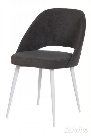 Стул эрика белый/тк. Десерт 13 серый