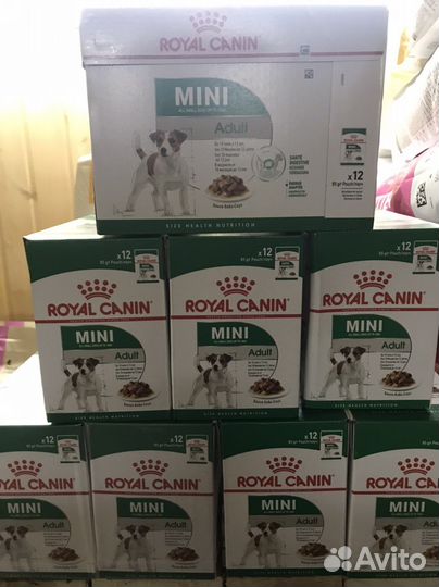 Корм для собак royal canin mini adult