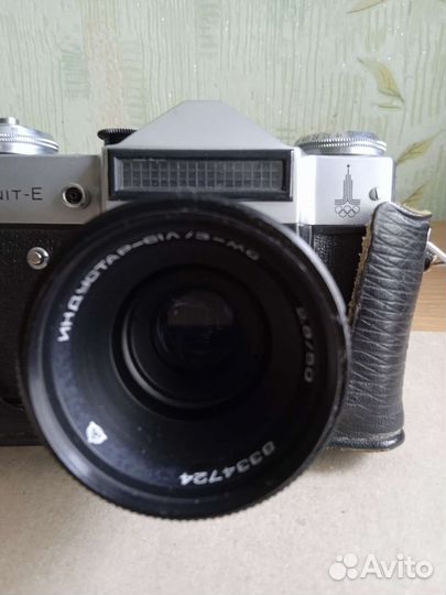Плёночный фотоаппарат СССР zenit E Олимпиада 80