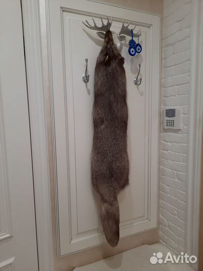 Меховая горжетка песец/лисец, чулком с лапками