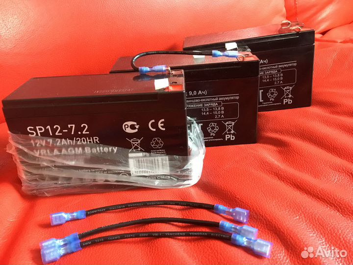 Аккумулятор SP12-7.2 - 7,2Ah и 9Ah Новое
