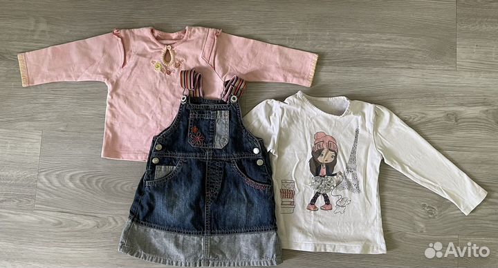 Одежда для девочки 1,5 -2 года пакетом