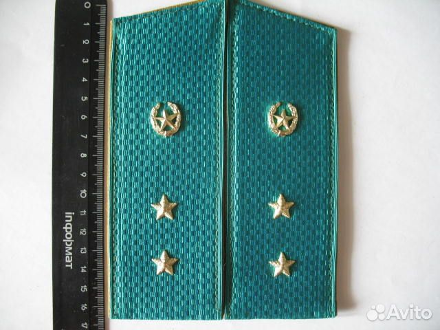Погоны парадные прапорщика погранвойск кгб СССР
