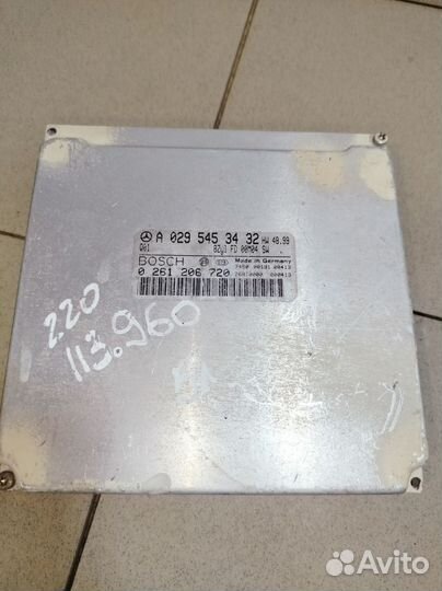 Блок управления двигателем mercedes benz w220