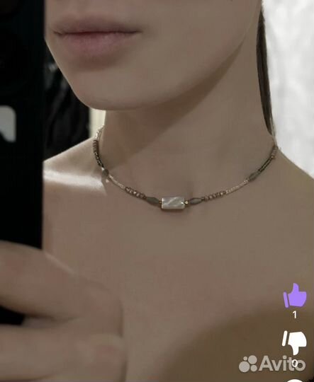 Чокер из бисера