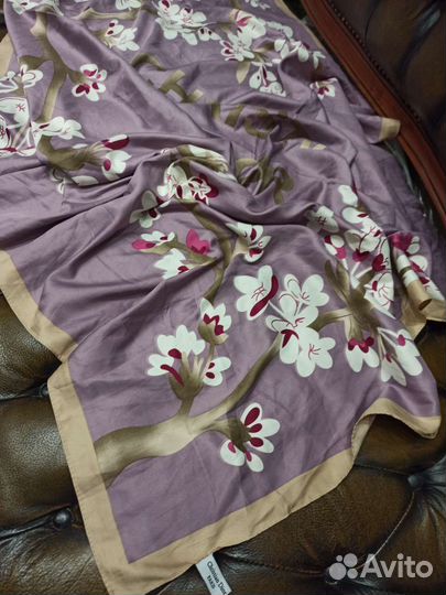 Платок christian dior шелк италия 95см