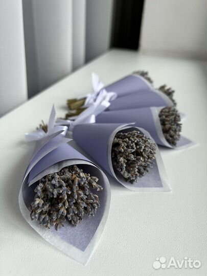 Мини-букет из лаванды сухоцвет