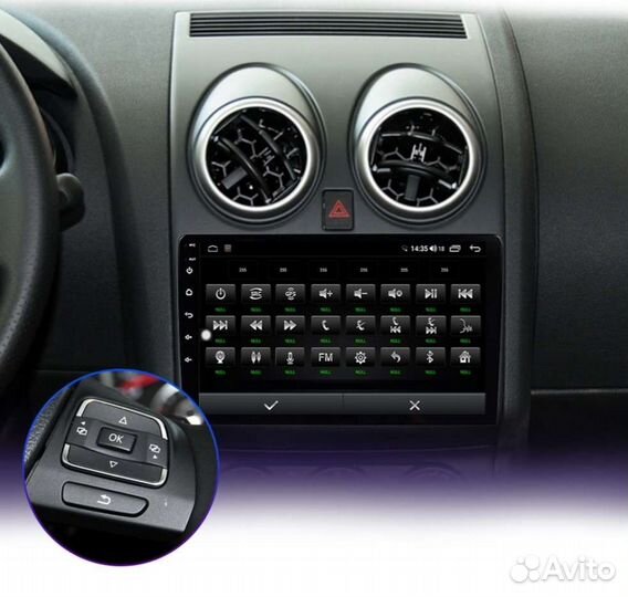 Магнитола для Nissan Qashqai 2010-2016