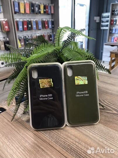 Чехол Silicone case на iPhone XR