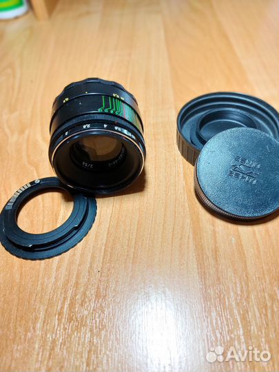 Гелиос 44-2 + переходник Canon