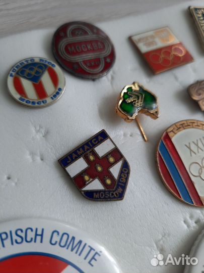 Олимпийские значки Москва 80