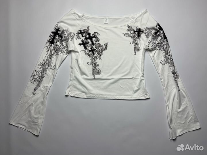 Майка Archive Type с длинным рукавом