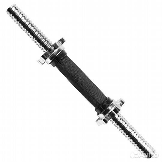 Гриф гантельный Voitto 40 см (обрезиненная ручка)