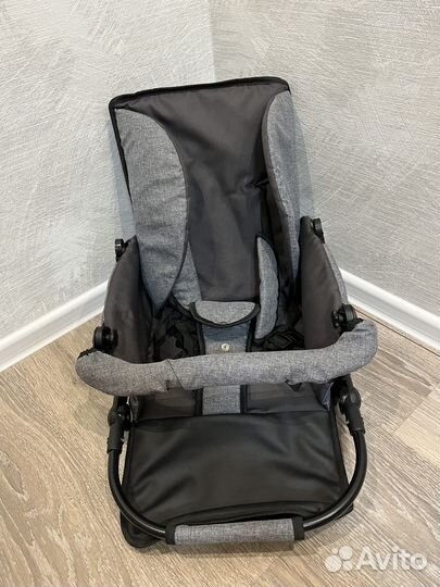 Коляска 2 в 1 Alis Berta серая