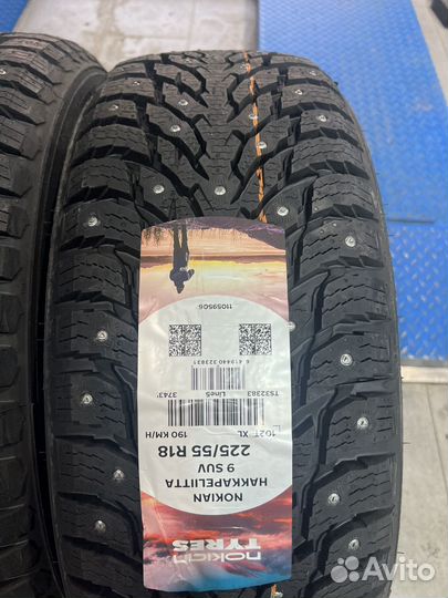 Nokian Tyres Hakkapeliitta 9 SUV 225/55 R18 102T