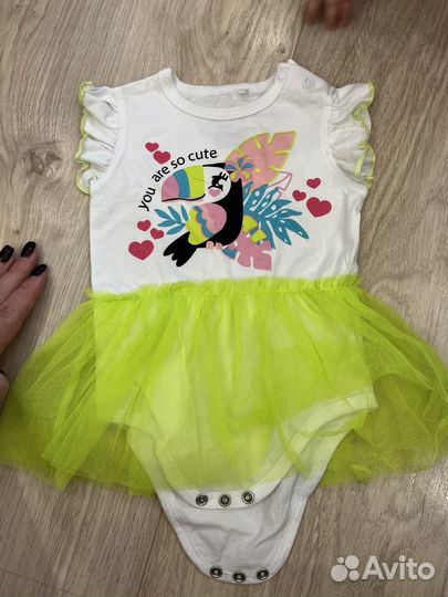 Вещи пакетом на девочку 68 см