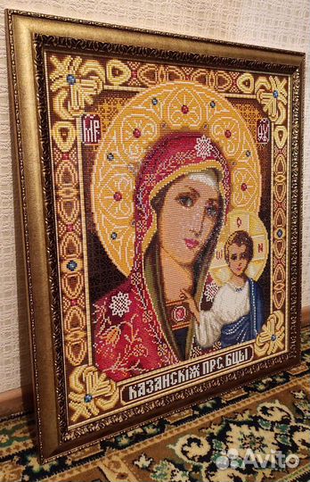Казанская икона Божией Матери (алмазная вышивка)
