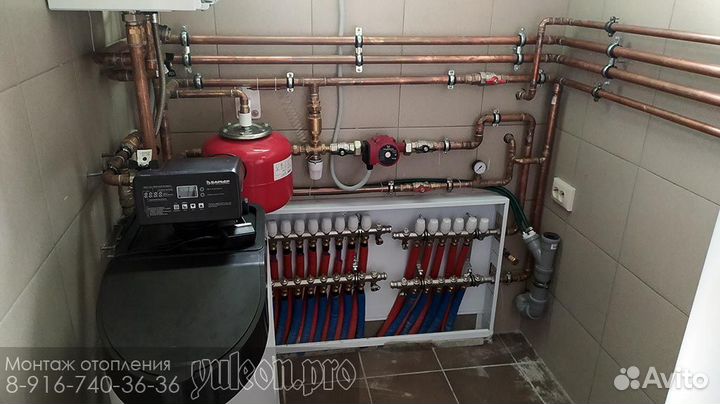 Монтаж отопления, водоснабжения. Автоматика
