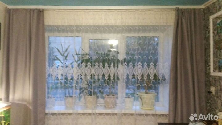 Комплект новый : Тюль и шторы