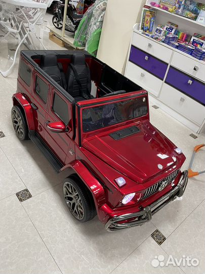 Электромобиль Mercedes Benz G63 двухместный гелик