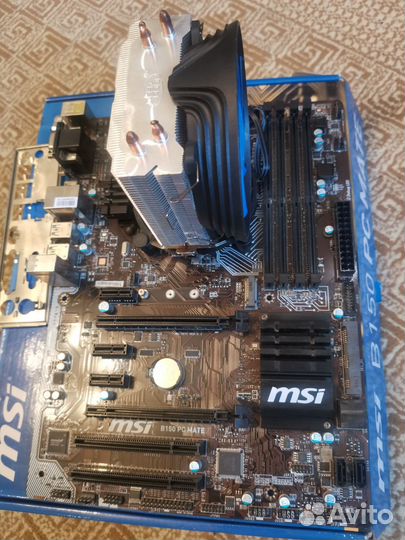 I5 6500 + MSI B150 + кулер