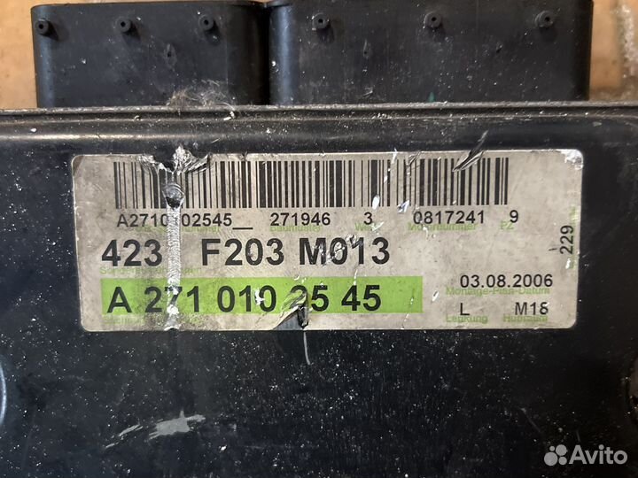 Блок управления двигателем Мерседес w203 c-класс