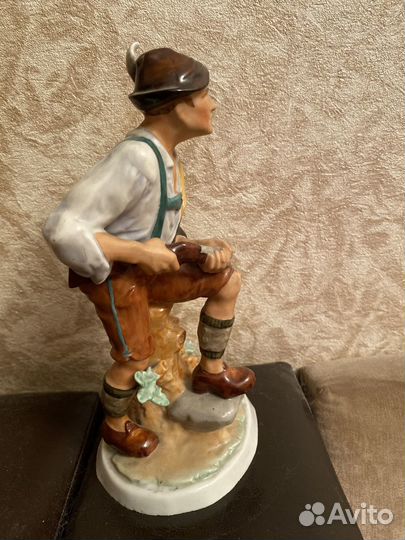 Статуэтка охотник СССР мануфактура Фасольд