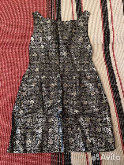 Винтажное платье из парчи