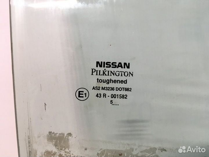 Стекло двери заднее правое Nissan Almera N16